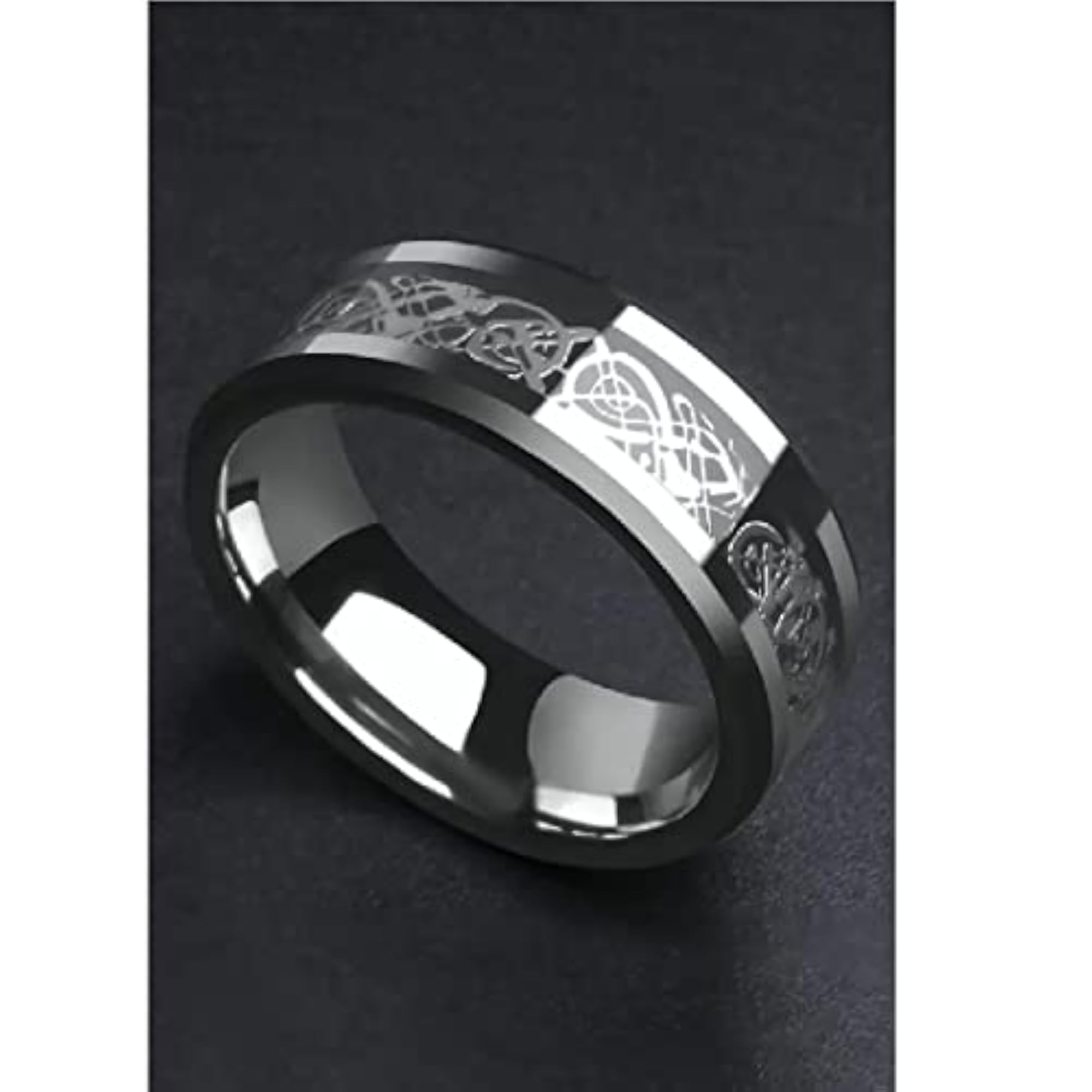 Stainless Steel Dragon Rings Combo Pack for Men and Boys