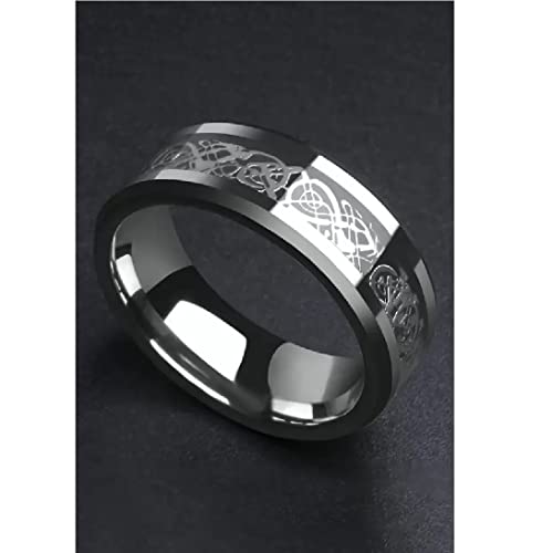 Image of Men's Stainless Steel Western Style Band Rings Collection for Men /Boy's