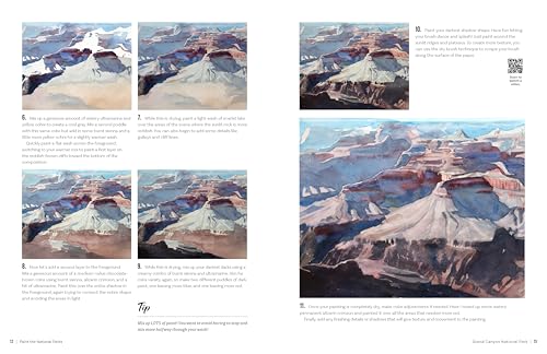 Paint the National Parks: A Watercolor Journey - Includes traceable templates and video tutorials - Thumbnail 7