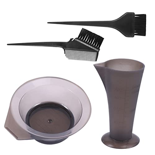 VALICLUD Kit Profesional para Teñir Cabello con Cuenco Medidor Pincel y Bolsa de Almacenamiento Herramientas Duraderas para Casa o Salón Juego Colores Surtidos