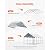 12x20ft Heavy Duty Metal Carport with Galvanized Steel Frame & Roof, Removable PE Sidewalls for Car, Boat, Truck Storage, Weather-Resistant