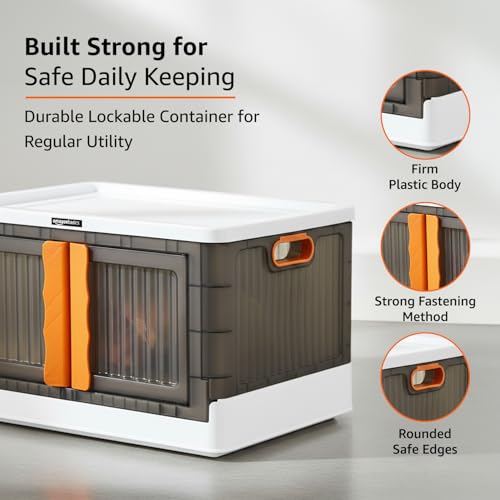 Image of Amazon Basics 3 Units Portable Multipurpose Large Cupboard for Home | Kids Organizer Box for Toys, Almirah for Books & Crockery Unit
