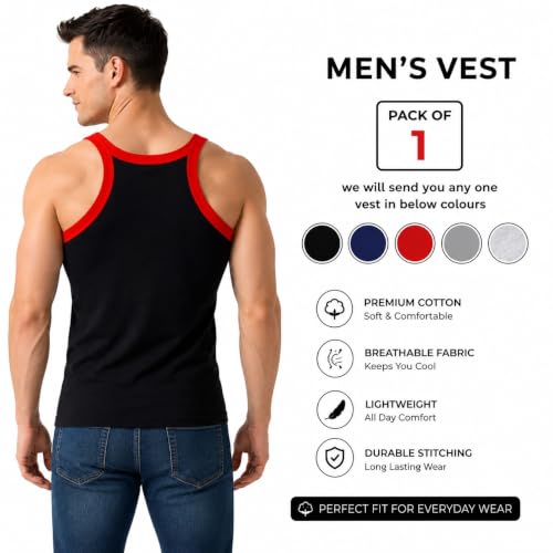 Image of Men's Innerwear Vest Pack of 1