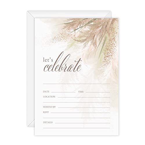 Canopy Street Pampas Grass Invites