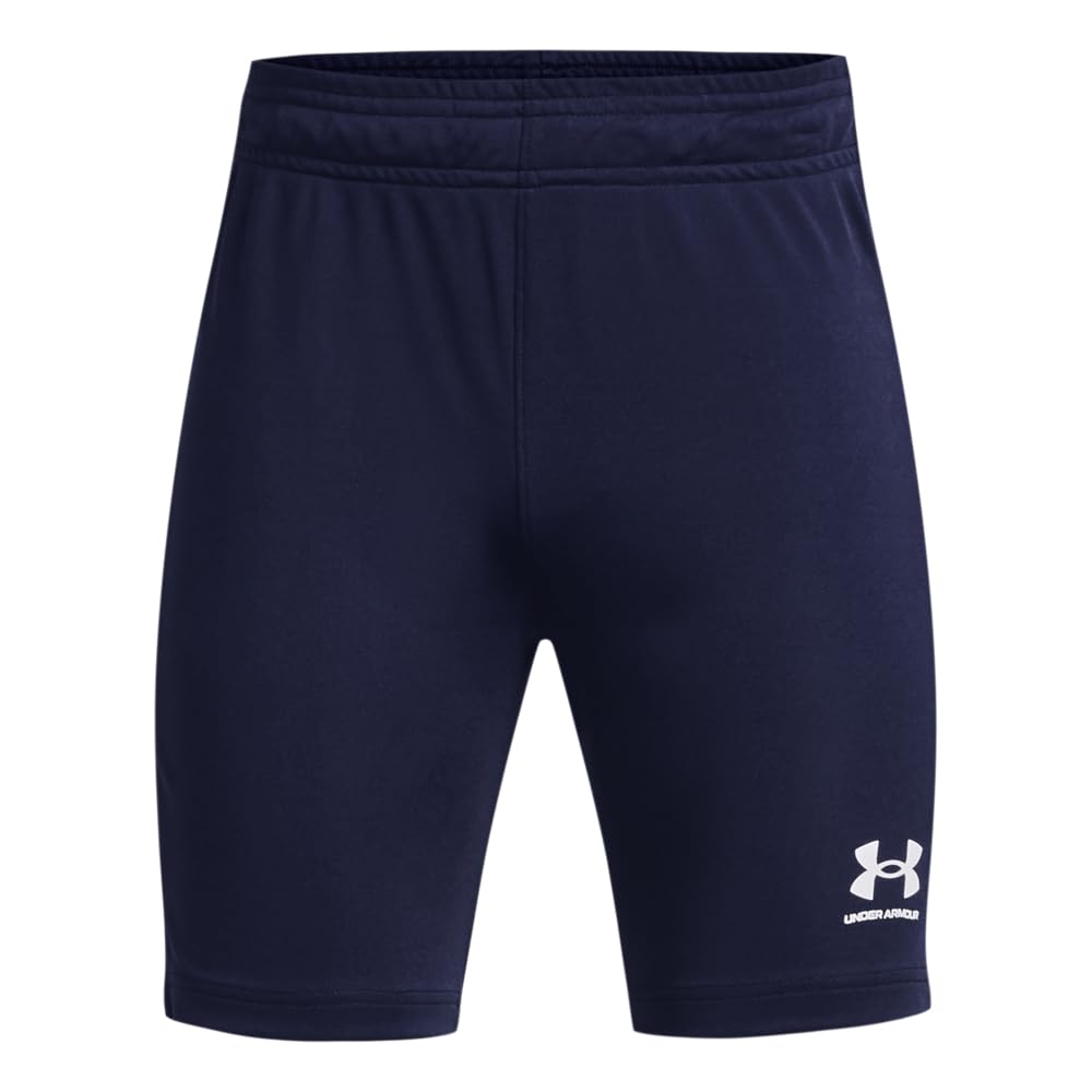 Under Armour Boys' Y Challenger Core Short, Fast-Drying and Sweat-Wicking Boys' Shorts with 4-Way Stretch, Loose Running Shorts for PE, Football Training and More