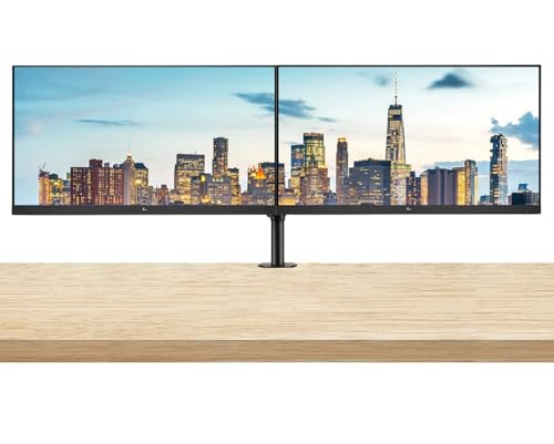 Image of HP EliteDisplay E27 G4 27 Inch IPS LED Backlit Monitor 2-Pack Bundle with FHD 1920 x 1080, Blue Light Filter, HDMI, VGA, DisplayPort, Desk Mount Monitor Stand