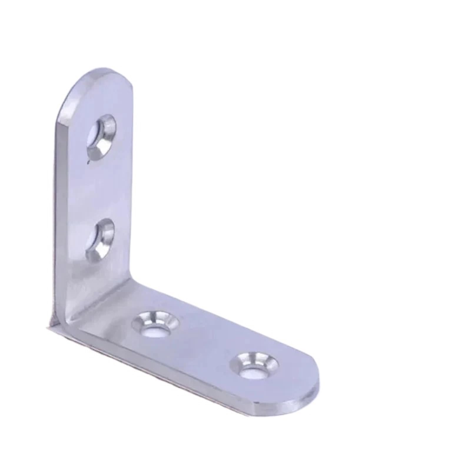 L Winkel Metall 40 mm L-förmige rechtwinklige 90-Grad-Edelstahlhalterung for Möbel, Eckcode, stabiler Verbinder for Zuhause und Büro(40 pcs)