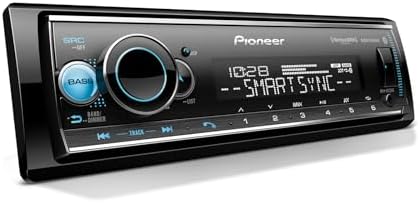 Pioneer MVH-S522BS 1-Din Car Stereo with Bluetooth, USB, AM/FM Radio