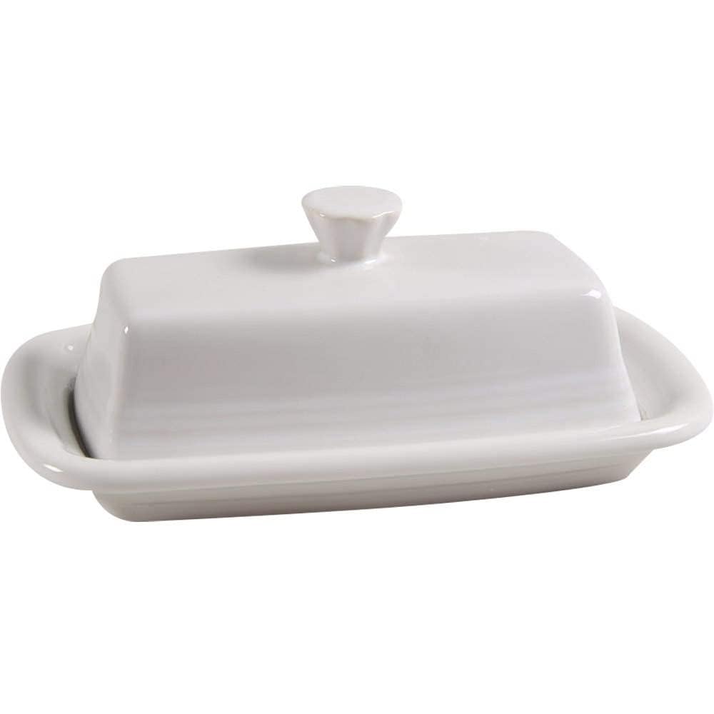 Fiesta® Covered Butter Dish XL, 8" – Durable Ceramic, Lead-Free, Dishwasher/Microwave/Oven Safe