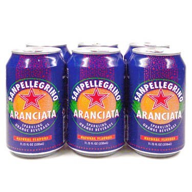 San Pellegrino Aranciata, 6 Pack - 11.15 Ounce Cans