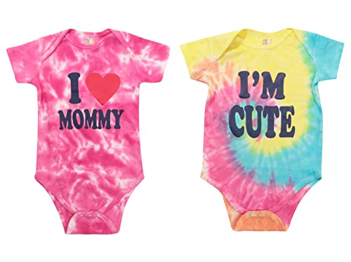 Just Love Girls Bodysuits (Pack of 2) 19001-MULTI-0-3M