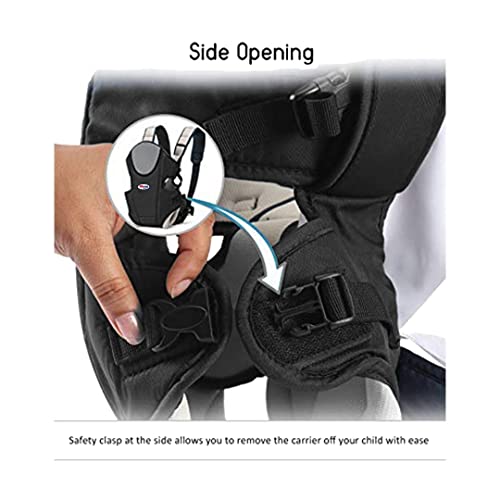 Image of Adjustable Rabbit Baby Carrier 3-in-1 Infant Carrier Baby Toddler Carrier for 4 to 24 Months Baby Honeycomb /Kangaroo Bag Toddler Carrier Body Holder Backpack