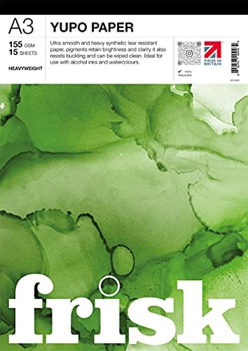 Frisk Yupo Paper Pad Heavyweight 155gsm 15sheets A3, White