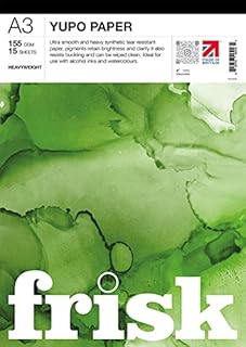 Frisk Yupo Paper Pad Heavyweight 155gsm 15sheets A3, White