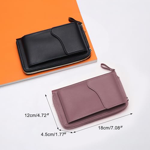 Leather Small Crossbody Bags for Women Wallet Purses for Women Crossbody Cell Phone Bags with Strap Travel Shopping Pouch4