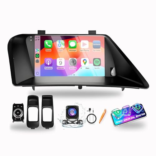 for Lexus RX 270 350 2010-2015 Car CarPlay Android Auto Navigation Stereo GPS Radio Reverse Camera Display 9" IPS Touchscreen Headunit Tablet Pad Media Player, if Applicable Quad Core 4G+64G