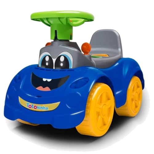 Totokinha Sport Carrinho Andador Interativo e Educativo Com Peças de Encaixar e Tampa Abre e Fecha -