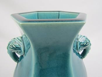 陶器　山﨑光洋 Amazon.co.jp: 京焼 光洋窯 日展会員 二代 山崎光洋 青磁 花瓶