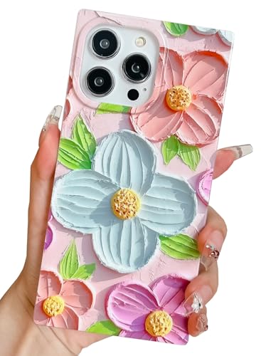 Coque rectangulaire à bords arrondis iPhone 14 Pro fine et douce antichoc