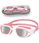 XDX Kids Swim Goggles, Polarized Kids Swimming Goggles, Anti Fog No Leaking Swimming Goggles for ...