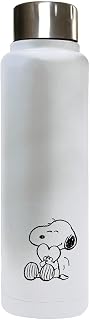 SNOOPY LOVE - Botella Termo, Botella de Agua, Acero Inoxidable, Doble Aislamiento, 6h de Bebida Caliente y 12h de Bebida Fría, 500 ml