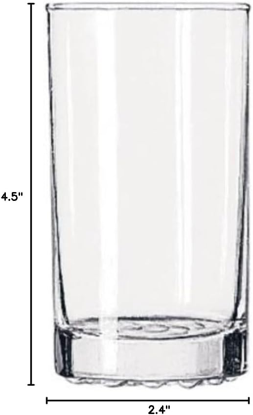 Libbey Knob Hill Highball No. 23186 Soda Glass (Pack of 6) RLBBE01