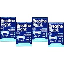 120 Strips Breathe Right Nasal Strips Clear Large for Sensitive Skin