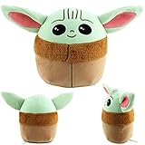 LKNBIF Star Wars Plüsch, Baby Yoda Plüschspielzeug, Kawaii Flip Plüschtier Kuscheltier, Kinderspielzeug Geschenke für für Babys Kinder Mädchen 30cm