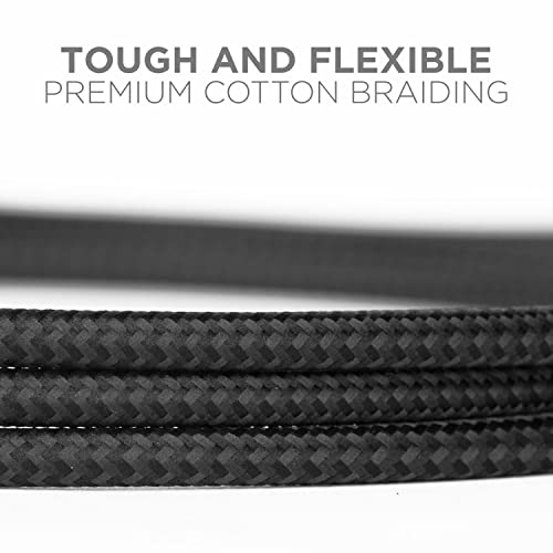 Image of boAt Micro USB 150 Tangle-free, Sturdy Micro USB Cable with 3A Fast Charging & 480mbps Data Transmission, 10000+ Bends Lifespan & Extended 1.5m Length Black) (Pack of 2)