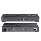 WAVLINK DisplayLink Docking Station 4K Tripla, 15-In-1 USB C Dock per Laptop, Compatibile con MacBook Neo, Triplo Monitor (3xHDMI+2xDP), 100W PD, 10Gbps, per Windows/Mac OS