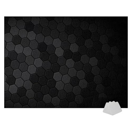 Tapis de Batterie électronique Non Glissants, Insonorisé pour Kits De Batterie Électroniques Grosse Caisse Caisse Claire Drum 120 x 80 cm