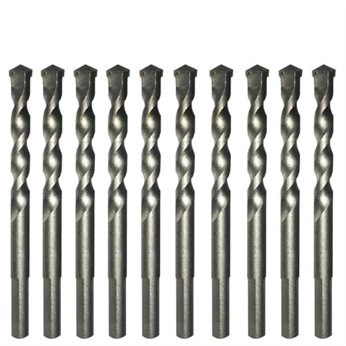 1/5Pcs Concrete Masonry Drill Bits Set 3/4/5/6/8/10/12/14/16mm Ceramic Tile Brick Cement Rock Carbide Tipped Drill Bit(12mm(10PC