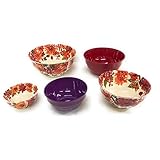 Melamine 10-Piece Mixing Bowl Set - Floral