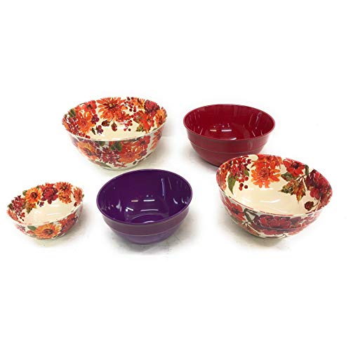Member's Mark Melamine 10-Piece Mixing Bowl Set - Harvest