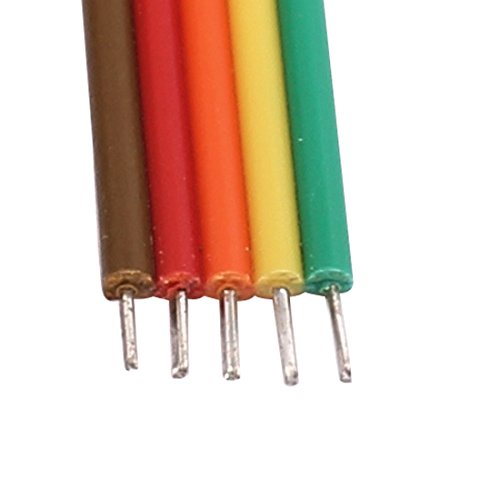 Aexit 10 Pcs Jumper Wire femenino 5P 30cm cable miniatura 3