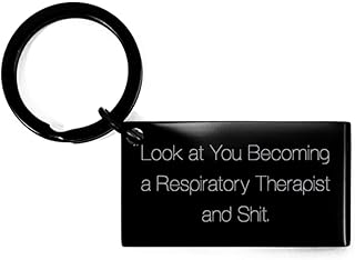 Love Respiratory therapist Gifts, Look at You Becoming a Respiratory, Sarcasm Keychain For Friends, Black Keyring From Friends, Respiratory therapist mug, Respiratory therapist ornament, Respiratory