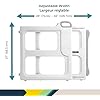 Safety Gate - White, 28 to 42