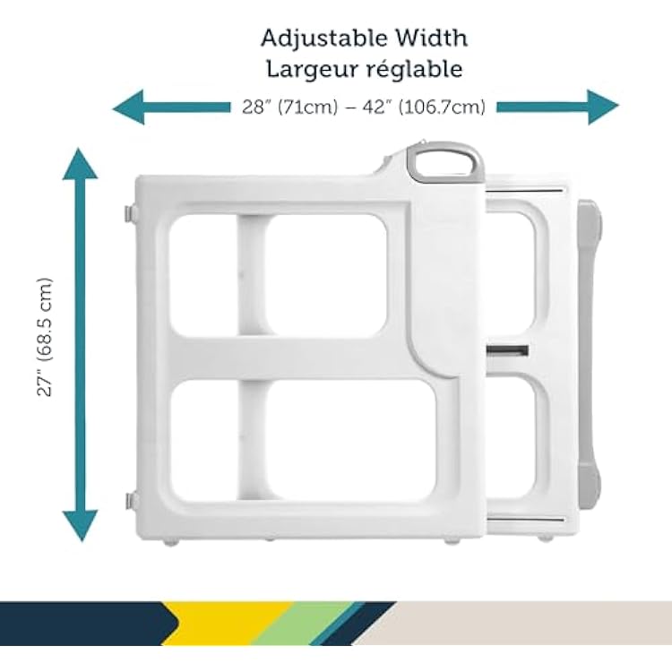 Safety Gate - White, 28 to 42