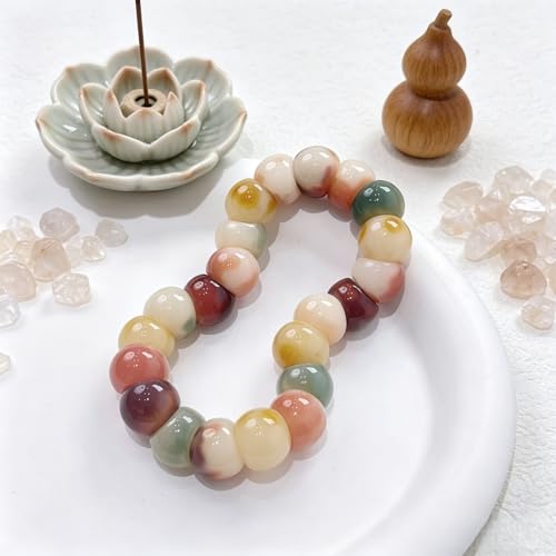 Image of MUDI Bracelet For Women, Bodhi Seed Beads Bracelets Fidget Healing Energy Protection Stretch to My Man Jewelry Gift