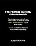 InoKraft MaXpray M3 Cart Airless Paint Sprayer, 2024 Version Highly Efficient Thinning-Free Minimal Overspray for Up to 15 Gallon DIY Painting Projects Home Interior & House Exterior, 25ft hose × 2 - Image 8