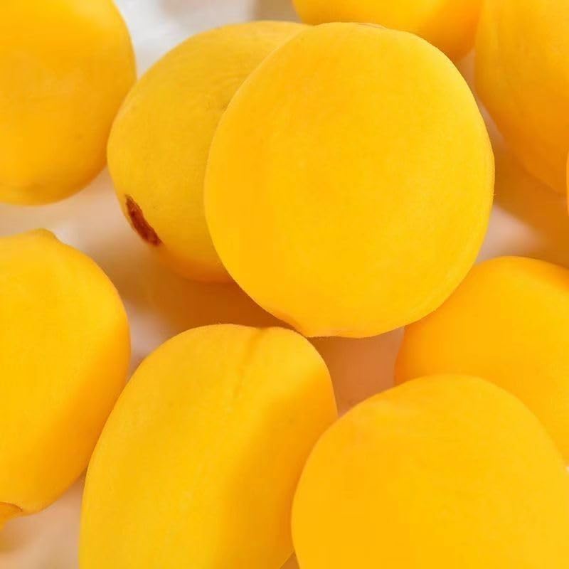 Crispy honey peach, yellow peach candied fruit, instant dried fruit, sweet and sour small peach 23g/pack, preserved fruit snacks, healthy fruit snacks, candies, Dim sum, vegetarian (30 packs)