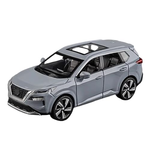 Modèle Voiture Nissan X-Trail 1:32 en alliage métallique moulé sous pression couleur gris