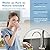 GIMILI 3 in 1 Kitchen Faucet with Under Sink Water Filter System, Reduces Lead, Chlorine, Bad Taste & Odor, Kitchen Sink Faucet with Drinking Water Faucet