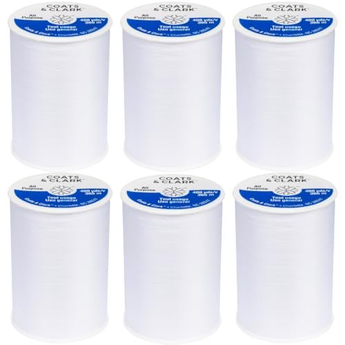 Coats & Clark All Purpose Sewing Thread for Sewing...