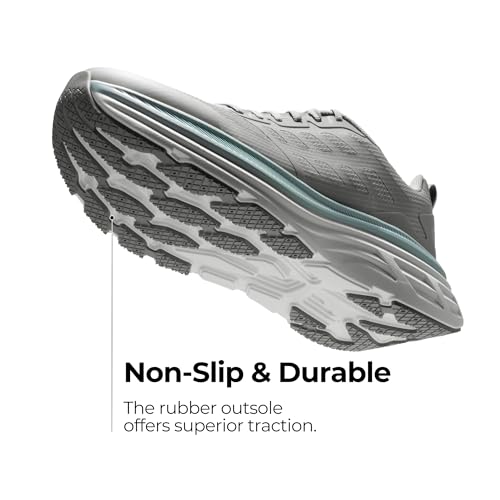 Image of NORTIV 8 Men's Walking Running Tennis Cushioning Shoes ActiveFloat Non Slip Athletic Gym Workout Jogging Comfortable Sneakers