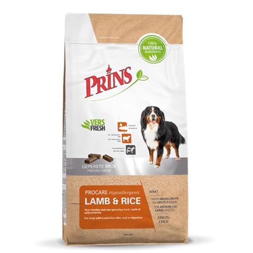 Prins 3 KG procare lam/rijst hondenvoer