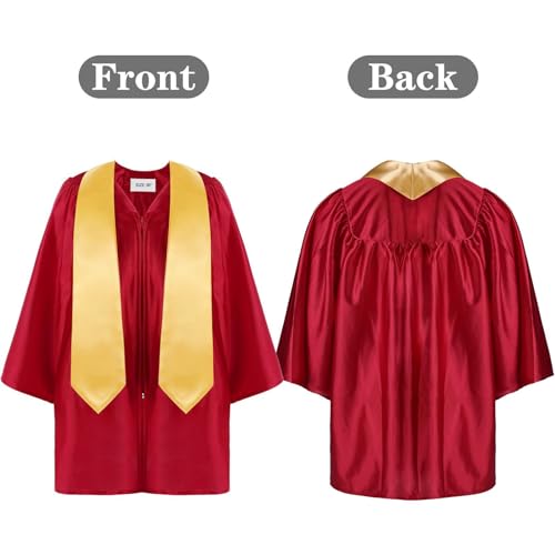 Kids Boys Girls Graduation Gown Cap Tassel Sets Solid Color Kindergarten Preschool Graduation Outfits Sets for Toddler3