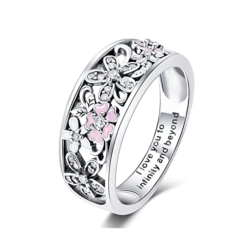 Bague amour infini et marguerite pour sceller votre promesse de mariage