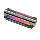 Gute Kompatibilität: Die Gesamthöhe beträgt 13,3 mm; die Höhe der oberen Abdeckung beträgt nur 8,5 mm, keine Interferenzen mit PCI-E-Geräten.