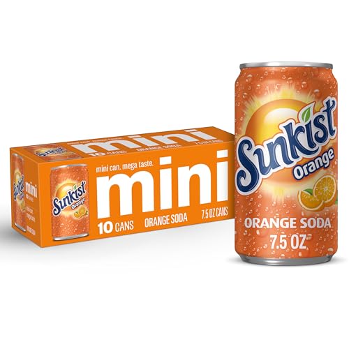 Sunkist Regular 10pk Mini Can, 75 Fl Oz